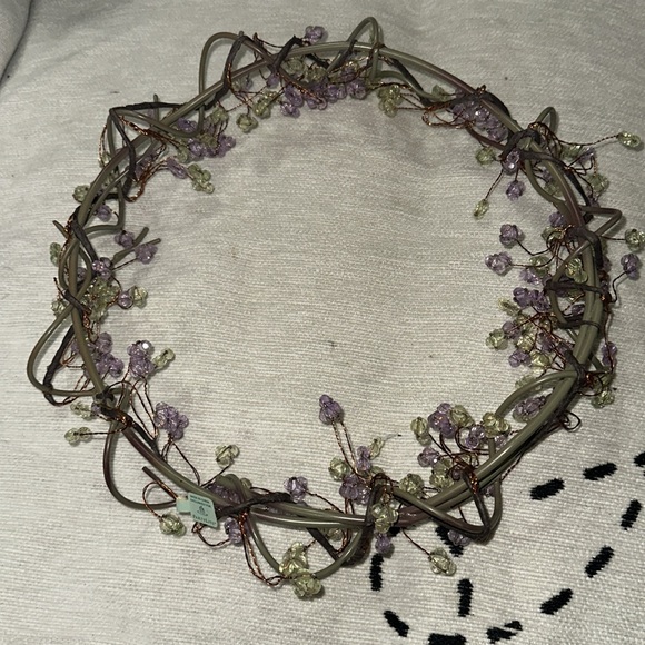 PartyLite Dew Drop Ring 8.5 in three wick 🕯 ring - Picture 2 of 4